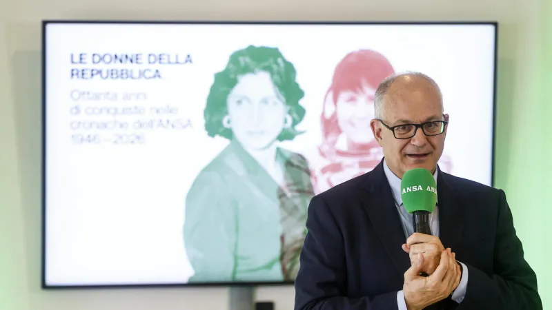 Gualtieri Underscores Lingering Women's Representation Gap at ANSA Show