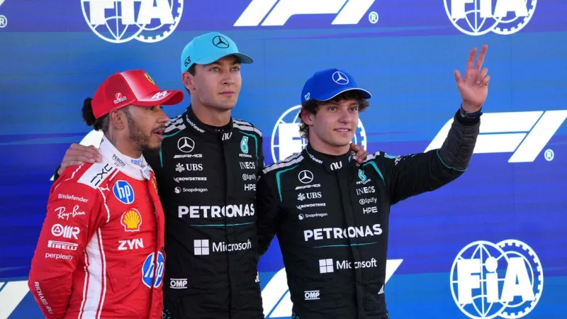 Russell Seizes F1 Pole in Barcelona; Hamilton Closely Behind