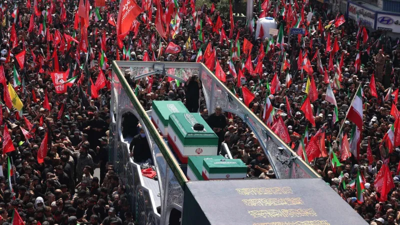 Tehran Throngs Demand Vengeance at Khamenei Funeral, Trump Threatened