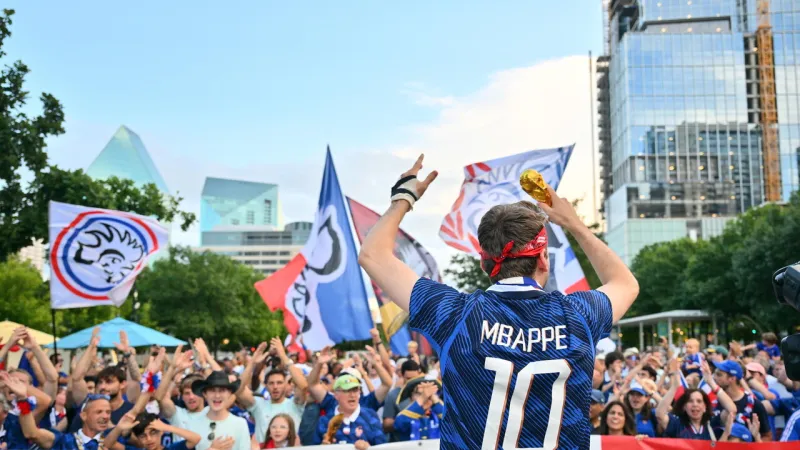 French Fervor Grips Dallas Ahead of Crucial Spain Semifinal