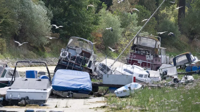 Rhine's Historic Lows Cripple Industry, German Rail Overwhelmed