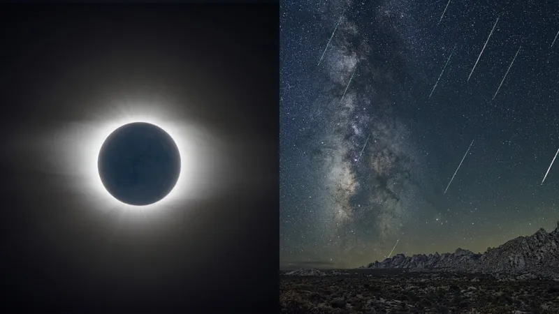 August 12 Sky Lights Up: Eclipse and Perseid Meteor Spectacle