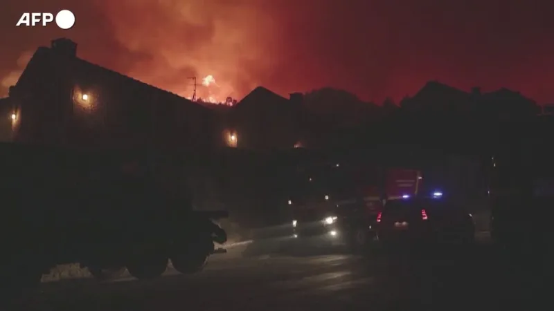 Spain Wildfire Rages, 15,000 Hectares Burn, Thousands Flee Blazes