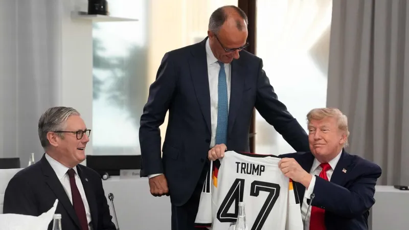G7 Diplomatic Gesture: Merz Gifts Trump German World Cup Jersey