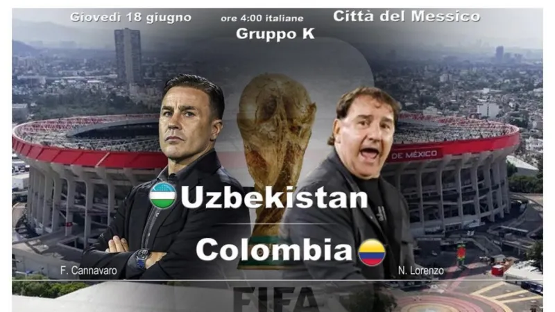 Cannavaro Leads Uzbekistan Against Colombia in Anticipated World Cup Opener