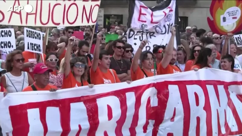 Madrid Erupts: Housing Crisis Fuels Protests After Elder's Eviction