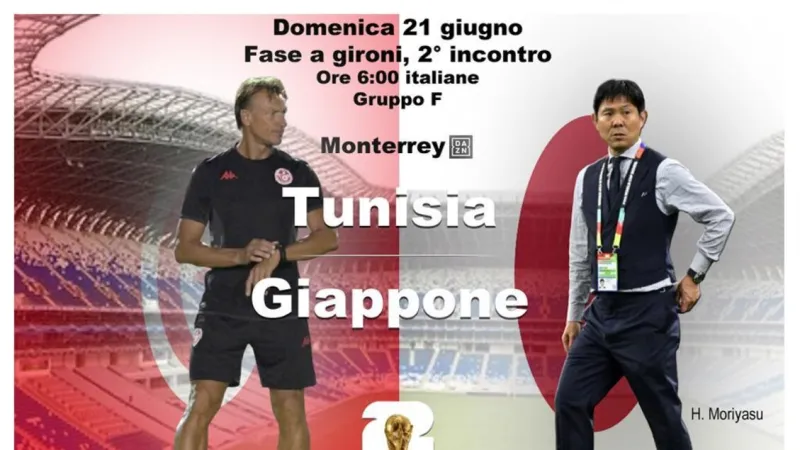 Tunisia, Japan Prepare for Pivotal World Cup Group F Clash