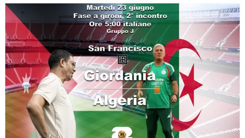 Algeria, Jordan Clash in Critical World Cup Group J Showdown