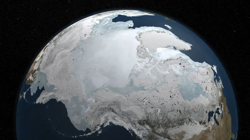 Arctic Sea Ice Reaches Annual Low, Cloud Cover Stabilizes Trend