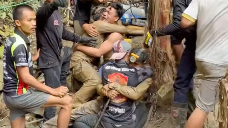 Laos Cave Rescue: Five Freed, Search Continues for Two