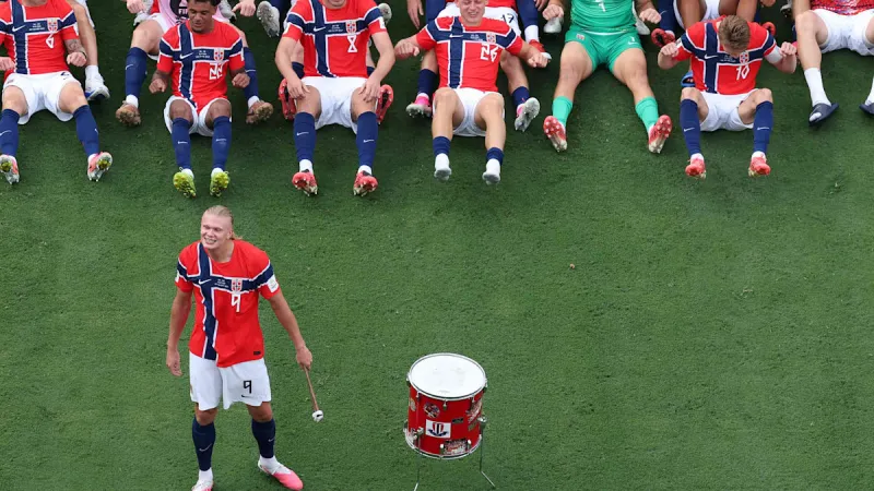 Haaland Powers Norway Past Brazil, Ignites Iconic "Row" Celebration