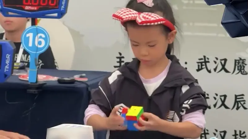 Six-Year-Old Chinese Prodigy Shatters Rubik's Cube World Record Twice