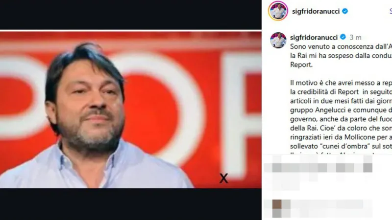 Ranucci Alleges Threat, Slams RAI Meritocracy Amid Cairo Posting Concerns