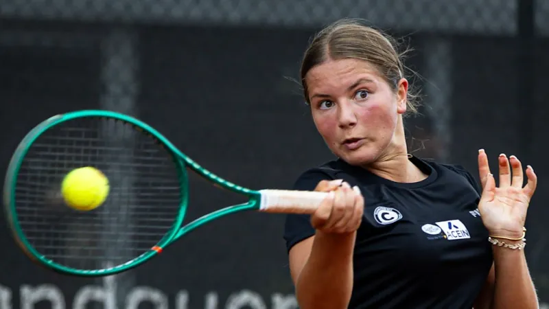 Wimbledon Junior's Racket Frustration Ends Tournament Bid