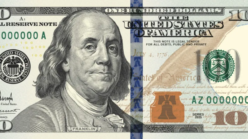 President Trump Reveals Signed $100 Bill for Nation's 250th