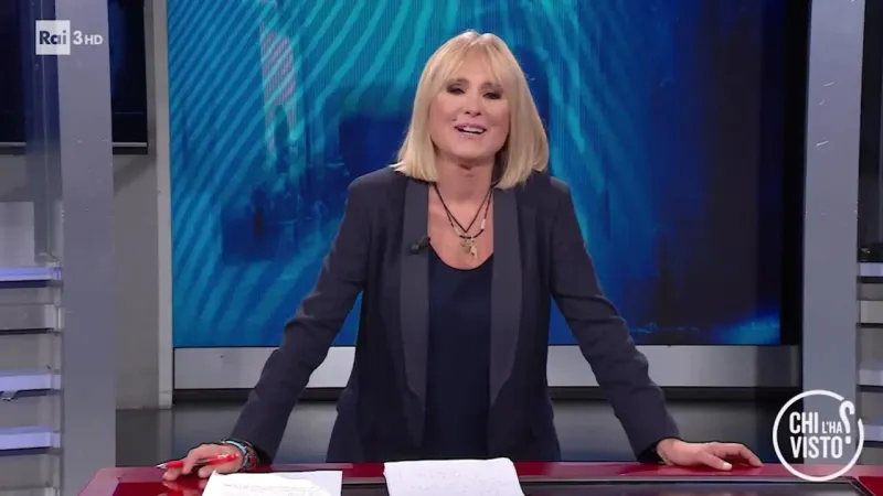 Federica Sciarelli Bids Emotional Farewell to "Chi L'ha Visto?" After 22 Years