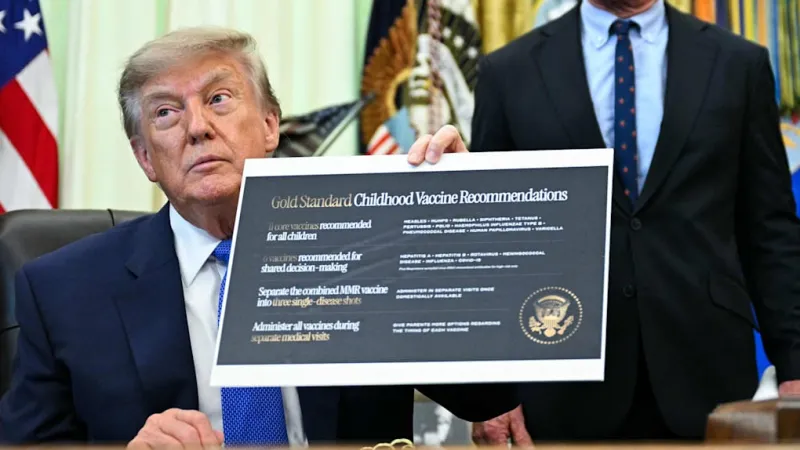 President Trump Cuts Child Vaccine Recommendations, Cites Autism Link