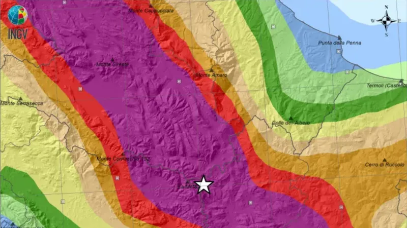 4.1 Magnitude Quake Jolts Molise, Residents Seek Safety Outdoors