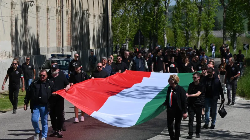 Fascist Sympathizers Gather Quietly in Predappio for Mussolini Commemoration