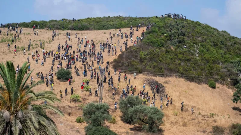 Morocco Detains 300 Migrants Near Ceuta, Tear Gas Deployed