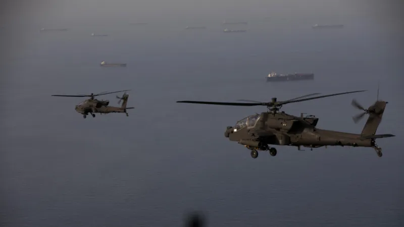 US Forces Down Iranian Drones, Citing Strait of Hormuz Threat