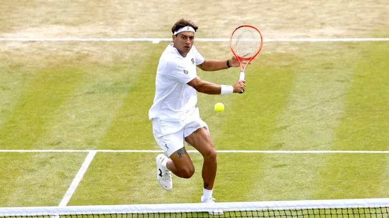 Cobolli Confronts Early Wimbledon Setback, Resumes Play After Medical Break