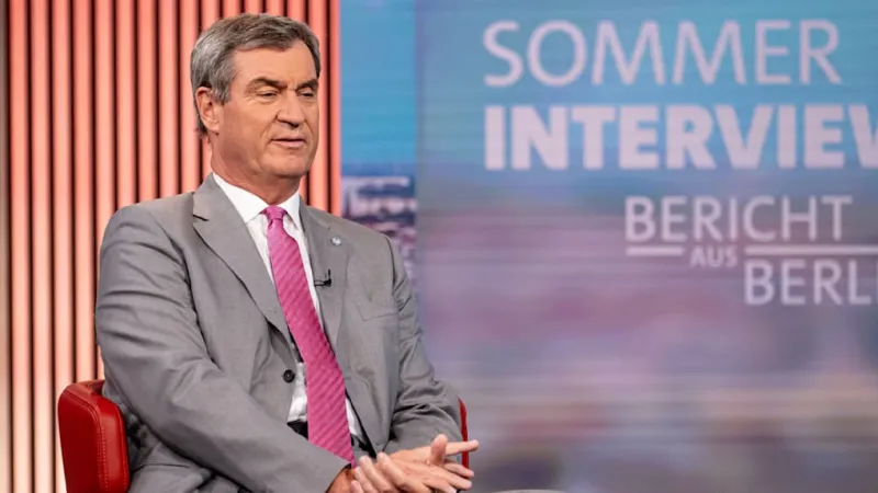 Söder Affirms Faith in Chancellor Merz Amid Coalition Poll Woes