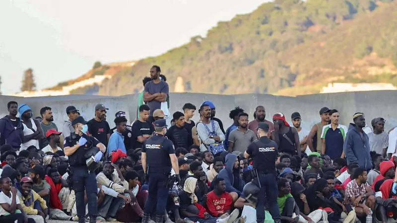 Ceuta President Declares Chaos, Urges Spain's Aid Amid Migrant Influx