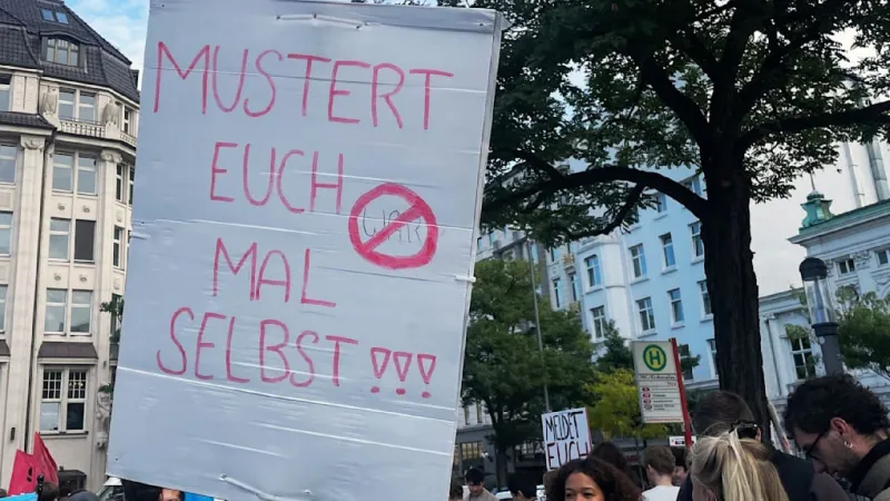 German Youth Revolt: Thousands Protest Potential Conscription