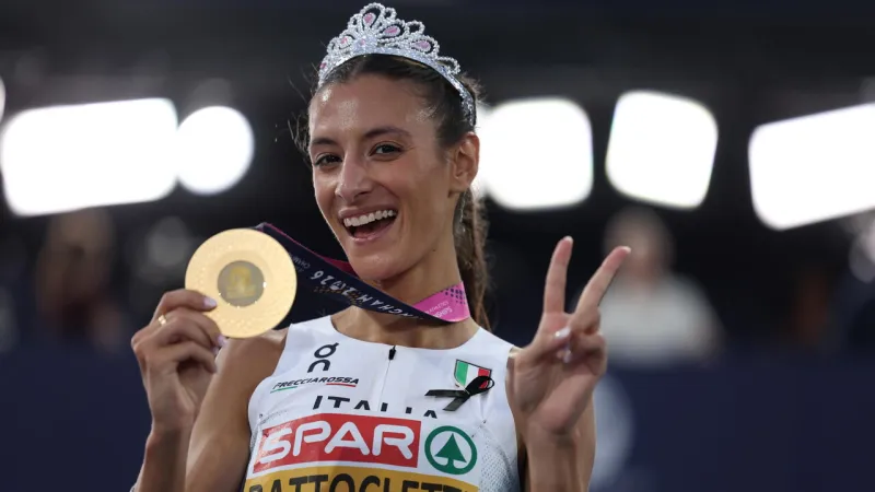 Battocletti Achieves 10,000m Gold, Doubles Down at European Athletics