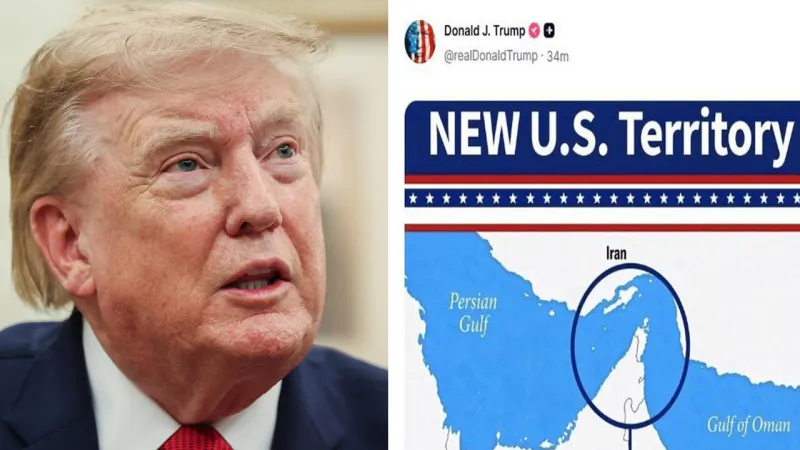 Trump Claims Hormuz As US Territory Amid Gulf Escalation; Iran Scoffs