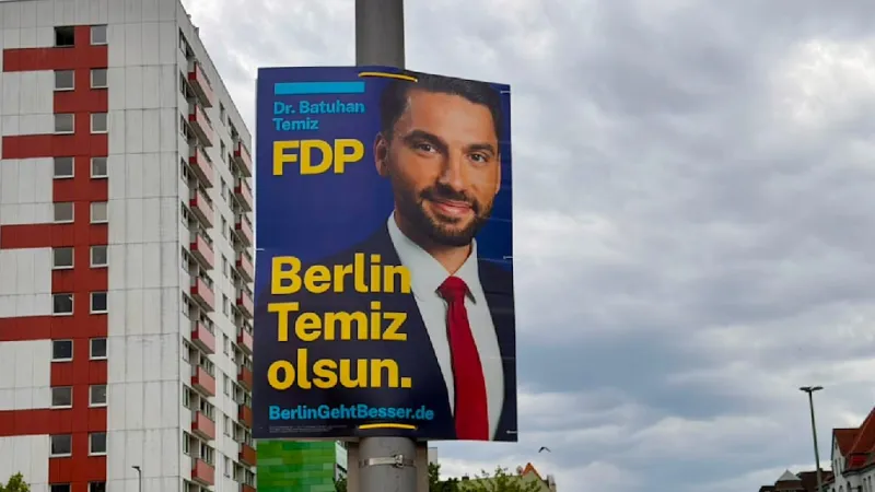 German Officer's Turkish Campaign Poster Fuels Integration Row