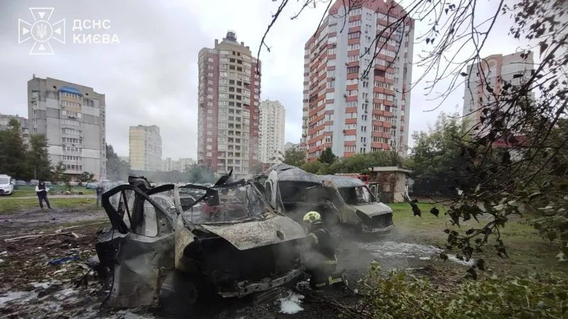 Russian Barrage Kills Seven in Kharkiv Farm, Maternity Ward Struck in Kyiv