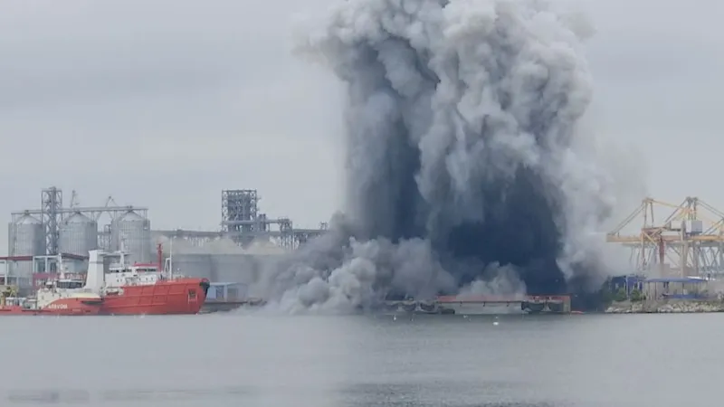 Black Sea Port Rocked by Drone Blast; Azov Attacks Claim Lives