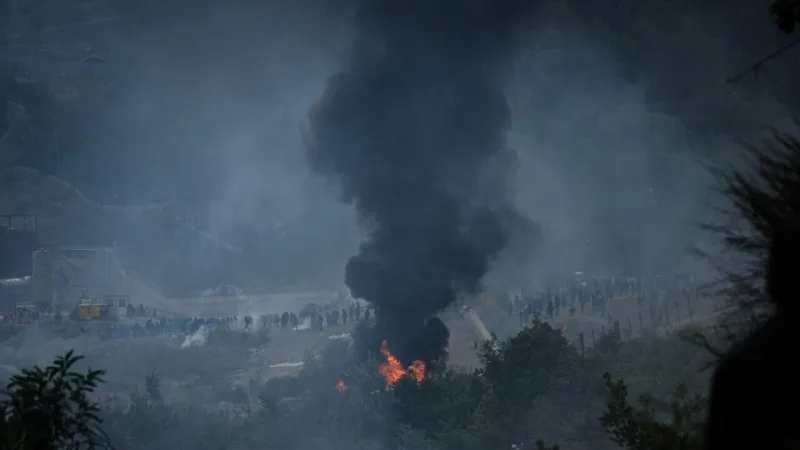 No Tav Protest Turns Violent: Arsonists Torch Police Vehicles
