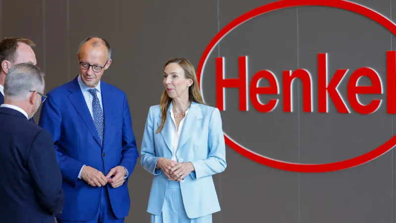 Chancellor Merz Commends Henkel's Longevity, Russia Withdrawal