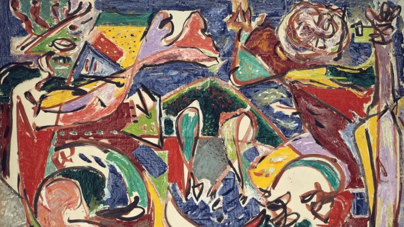 Krasner, Pollock Artistry Explored at Met: a Shared Creative Journey