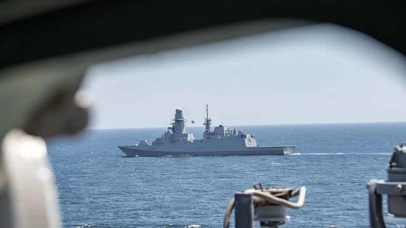 Italian Frigate Secures Merchant Passage Amid Red Sea Instability