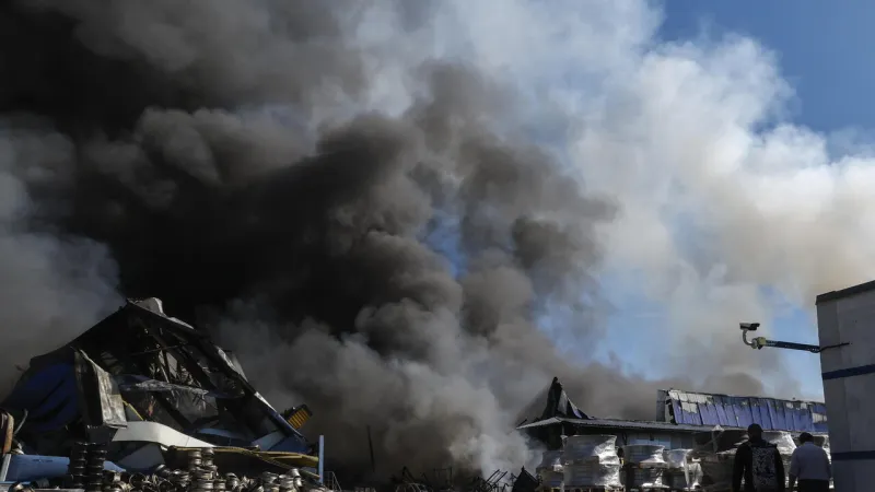 Russian Raid Devastates Kyiv Warehouse, 37 Dead, Zelensky Blames Negligence