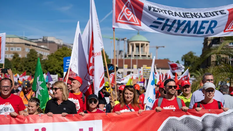 Germany Erupts: 175,000 Protest Social Welfare Cuts Amid Union Pressure