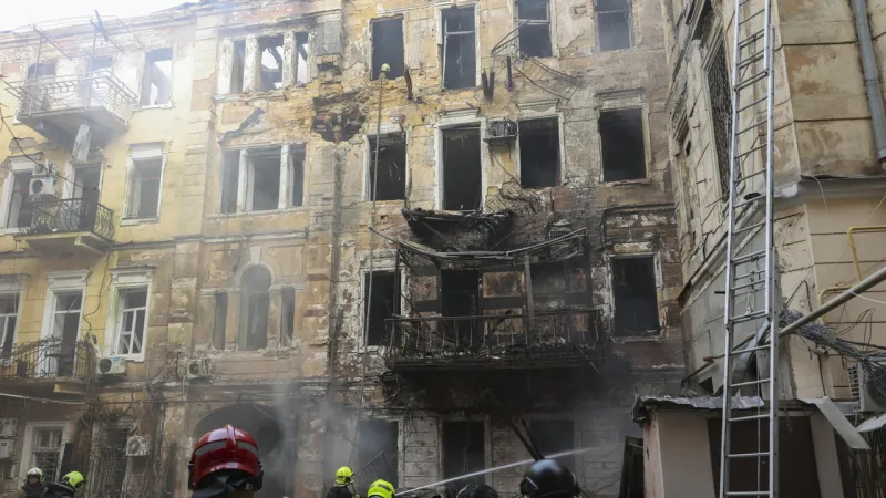 Odesa Sustains Russian Assault; Ukrainian Drones Injure 13 in Belgorod