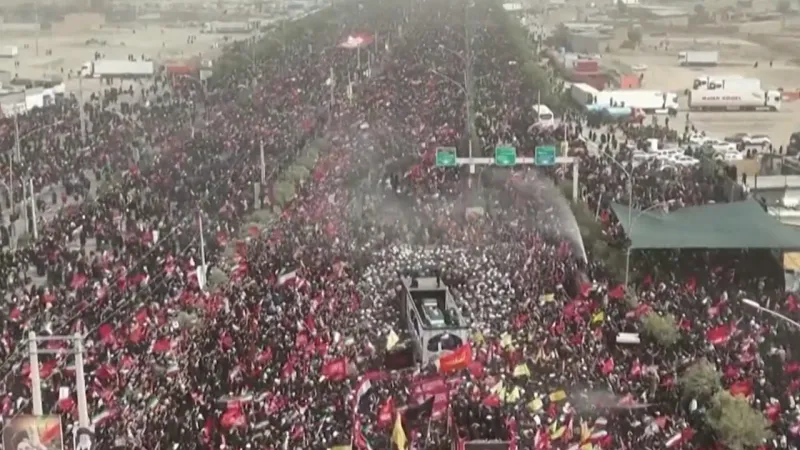 Khamenei Funeral Procession Engulfs Qom on Fourth Day of Mourning