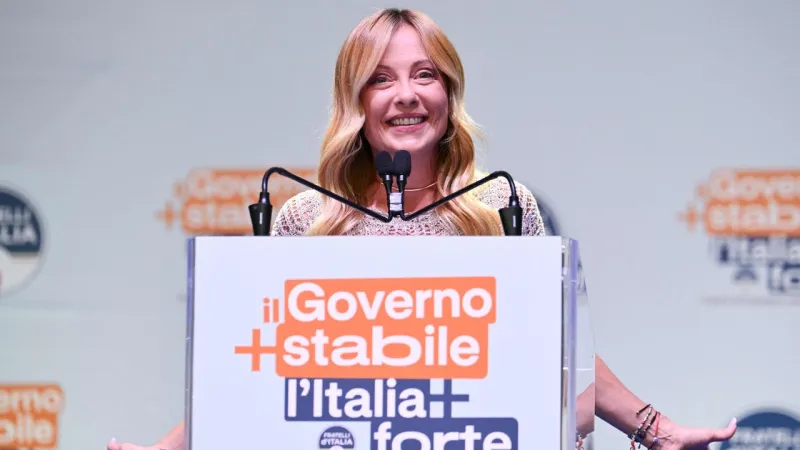 Meloni Declares Surging Public Support, Brands Stability Italy's Shield
