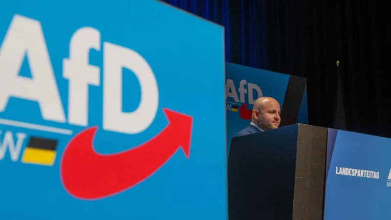 Vegan Swastika Stunt Rocks AfD Conference in Heidenheim Hotel