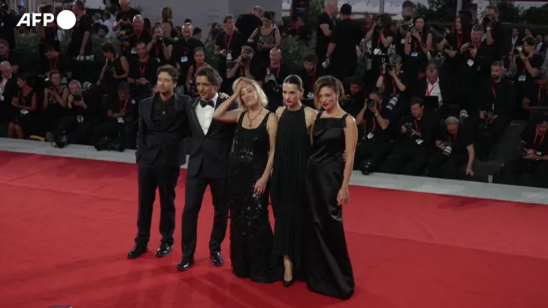 L'estranea Stars Ignite Venice Film Festival Red Carpet Premiere