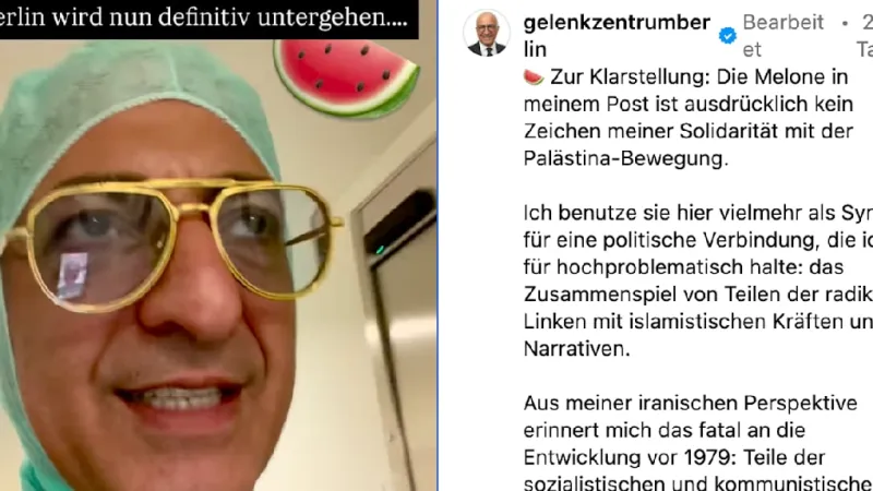 Surgeon Warns: Berlin Left Party's Islamist Alliance Threatens Germany's Future