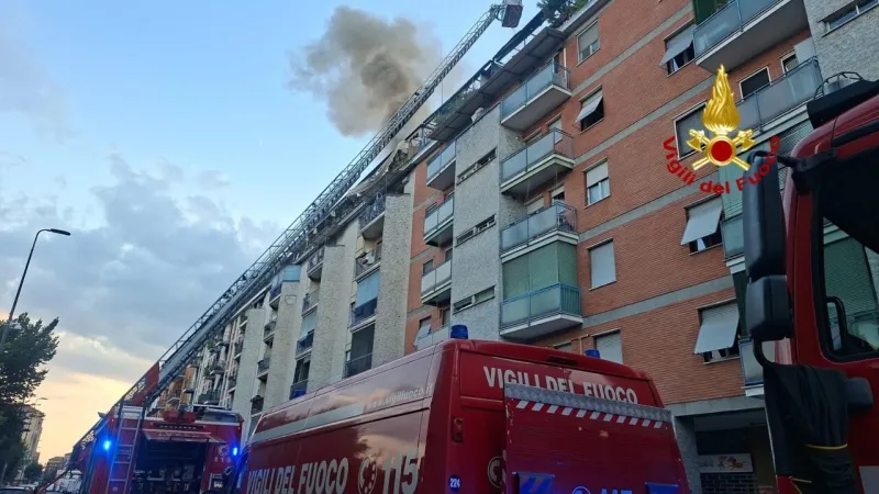 Milan Apartment Fire: Two Elderly Residents Die, Hundreds Displaced