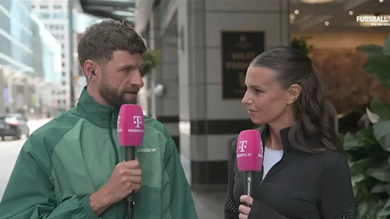 Live TV Erupts: Wontorra Confronts Thomas Muller on World Cup Show