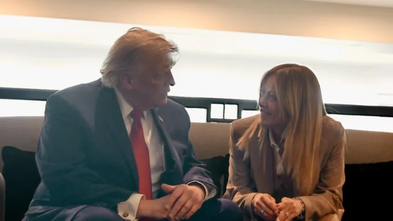 Trump: Meloni Implored for Photo; Italian Premier Calls It Fabrication