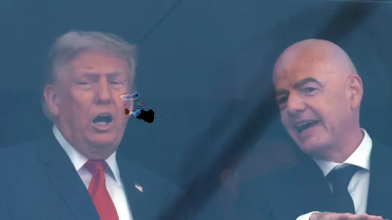 President Trump, Infantino Share Stage at World Cup Final Showdown